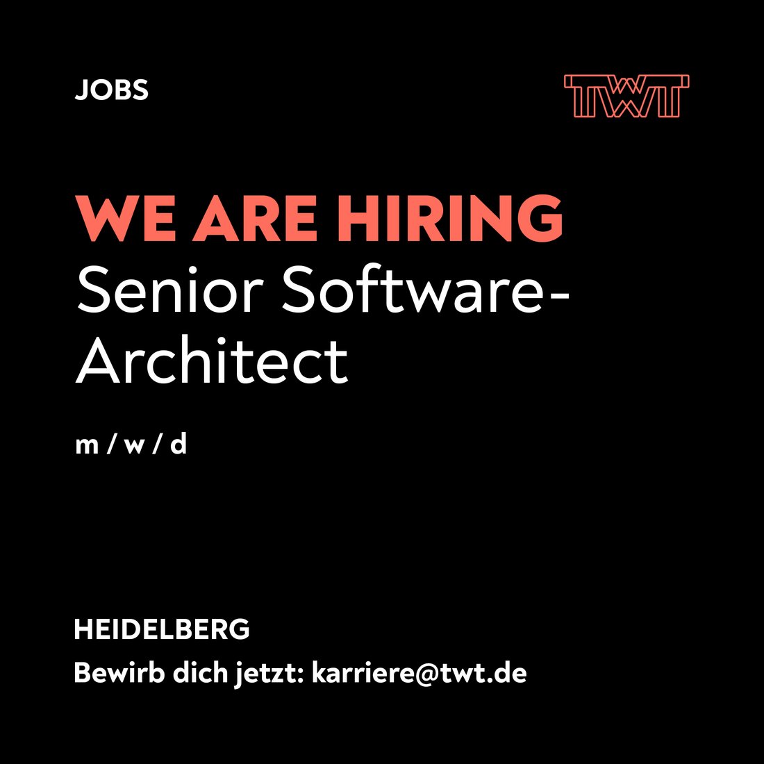 Job Senior Software-Architect (m/w/d)