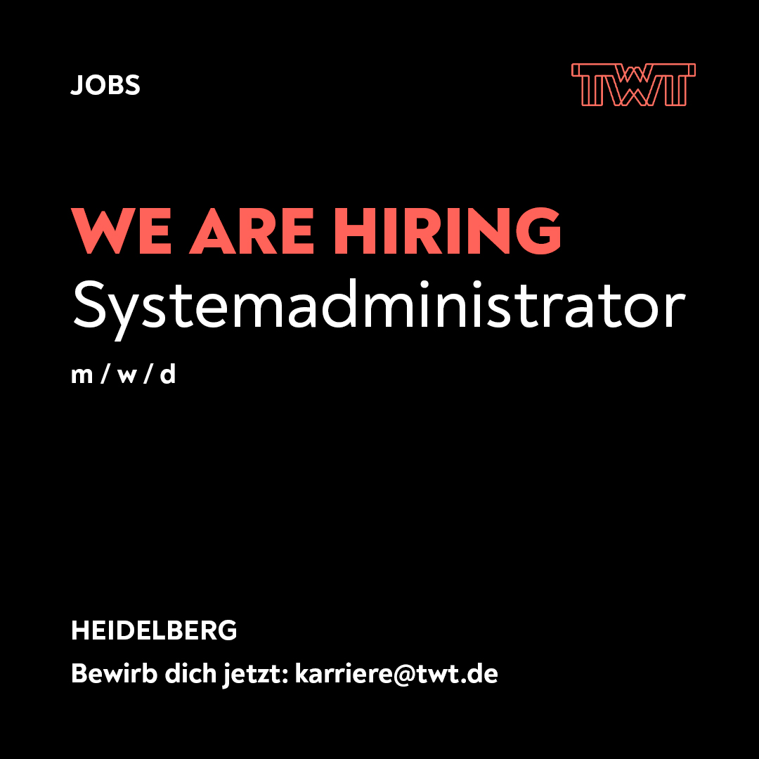 We are hiring: Systemadministrator